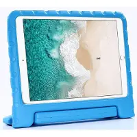 Rixus - Ipad Hoes Kinderen - Ipad Case Kids - Ipad Mini 6 - 8,3 Inch - Antislip - Staand Stabiel - Lichtgewicht - Bescherming Ipad - Met Handvaten - Blauw