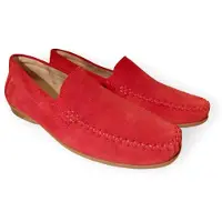 Sioux - CORTIZIA-705-H - Instappers - Kleur: Rood - Maat: 41