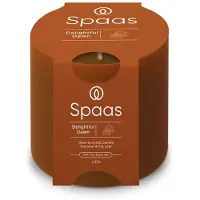 Spaas Geurkaars Essential Collection Delightful Dawn Oranje 35 Uur D 7 H 7 Cm