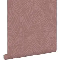 ESTAhome behang palmbladeren oudroze - 53 cm x 10.05 m - 131220