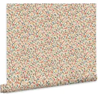 Laura Ashley Devons Grove Behang - Planten - 10mx52cm - Oranje