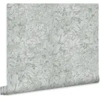 Laura Ashley Corrina Leaf Behang - Planten - 10mx52cm - Groen