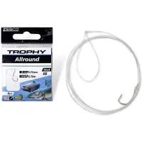 Zebco Trophy Allround Hook-to-Nylon 70cm (8 pcs) Hook Silver - Maat : 4