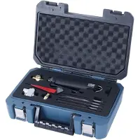 OEM Hydraulische handzaag met een snijbreedte van 300 mm, een zaagblad van 400 mm, een kunststof behuizing, en de kleur blauw.