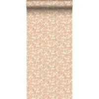 ESTAhome behang bloemetjes licht terracotta - 53 cm x 10.05 m - 139580
