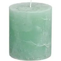 Viana Effen pilaarkaarsen, groene jade, 70×80mm, set van 4, voor decoratie e