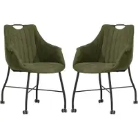 MX Sofa Eetkamerstoel Metric - Moss (set van 2 stoelen)