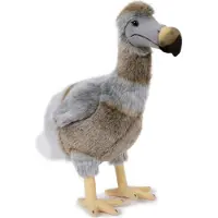 Semo Knuffeldier Dodo - pluche knuffel - bruin/grijze - 38 cm - vogel knuffel