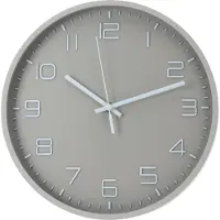 Koopman - Decoratieve Wandklok - 30 cm - Kunststof - Scherpe Wijzers