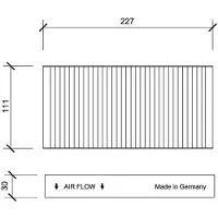 Diederichs DCI0088S Interieurfilter