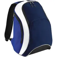 Bagbase Teamwear Rugzak French Navy/Bright Royal/White 21 Liter