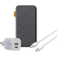 Xtorm Fuel Series 5 35W Powerbank bundel - Powerbank 20.000 mah + 35W lader + USB-C naar USB-C Kabel - Zwart - Noodpakket