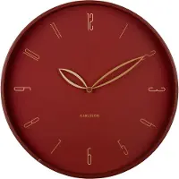 Karlsson wandklok petals rode oker- Ø40cm
