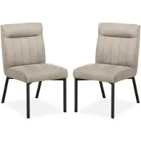 MX Sofa Eetkamer stoel Jagger - Sand (set van 2 stuks)