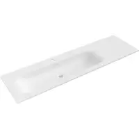 Mexen Vela ingebouwde wastafel links 161 x 46,5 cm, wit mat - 25231601L