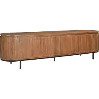 LivingFurn TV-meubel Noor Mangohout Pecan 210cm