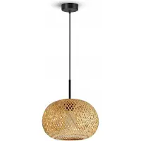 Luxolar Bamboe Hanglamp Boho Natuurlijk LED E27 - Stijlvol en Sfeervol