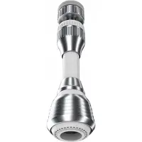 Granitan Waterbesparende Perlator M22/M24 - 2 Functies - Chroom/Wit