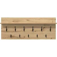 vidaXL Wandgemonteerde kapstok Artisan Eiken 100 x 40 x 12 cm