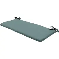 Madison bankkussen 110x48 - silver recycled canvas