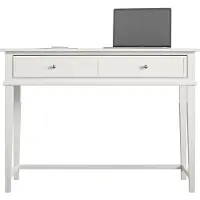 DOMUS Franklin-Schrijftafel - 1-lade - Wit MDF