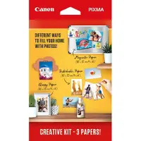Canon Pixma Creative kit - Fotopapier - Magnetisch, herplakbaar en glossy 10x15 cm