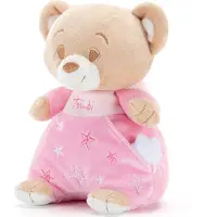 Trudi Knuffel Roze 18 cm - Hoge kwaliteit pluche knuffel - Knuffeldier voor jongens en meisjes - Bruin Roze - 12x18x11 cm maat S