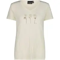 CMP - Women's T-Shirt V-Neck - Sportshirt 34, beige