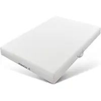 Sweiko Koudschuim matras 7 zones Comfort schuimmatras, 20 cm hoog, H3 H2 matras 140x200 cm Ergonomische koudschuim matras met handvatten in hoes wasbare klimaatvezel gewatteerd Met allround rits