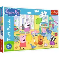 Trefl Peppa Pig puzzel - 24 Maxi stukjes - Peppa Pig speelgoed.