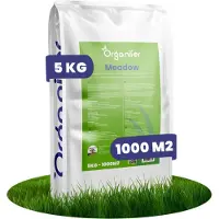 Organifer Weide Graszaad Meadow - Speciaal voor Paarden en Kleinvee (5kg, 1000m2) - Graszaad Weide - Graszaad Weidemengsel - Schapengras - Weidegraszaad - Paarden Graszaad - Organifer