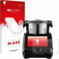 Upscreen - Screenprotector voor SilverCrest Monsieur Cuisine Smart BLACK EDITION - Folie Beschermfolie Beschermglas transparant
