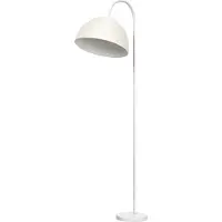 Osram Vloerlamp Decor Camel Bell, wit, van metaal en papier-maché, fitting E14, dimbaar, 1530 mm hoog, lampenkap van gerecycled materiaal, duurzaam door verwisselbare lichtbron, eenvoudige montage