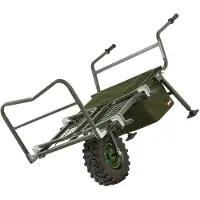JRC Cocoon Wide Wheel Carpfishing Barrow Groen