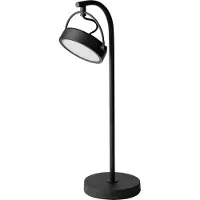 Osram Decor Puck, LED-tafellamp, zwart staal, 11W, 3000K, kleurweergave >90, verstelbare kop