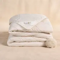 Kayori Keito Winterdekbed - 260x220 - 100% Texels Wol - Heerlijk warm - Katoen Percale Tijk