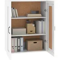 vidaXL Hangkast 69,5x32,5x90 cm wit