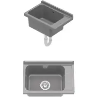 QLS Afvoerbak, wasbak, spoelbak, wastafel, kuip, ruimte, tuin, wasruimte, werkplaats, 10872
