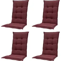 Madison lage rug panama bordeaux 105x50 - 4 stuks