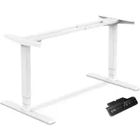 Sotech CAVO Tafelonderstel TG1-80 wit elektrisch in hoogte verstelbaar 590-1240 mm breedteverstelling 1080-1600 mm draagvermogen 80 kg