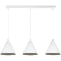 Light11 HOME SOHO hanglamp, wit, 3-laags, 14 cm, fitting E14