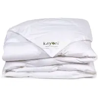 Kayori Anori Zomerdekbed Dons - 140x220 - Gerecycled Ganzendons - Luchtig & Isolerend - Katoenen Tijk