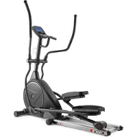 Hop-Sport Crosstrainer HS-160CF Stage – Magnetisch Weerstandssysteem met 12 Programma’s, 24 kg Vliegwiel en Onderlegmat – Grijs