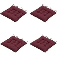 Madison zitkussen panama bordeaux 46x46 - 4 stuks