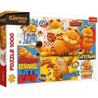 Trefl puzzel Garfield 1000 stukjes - cartoon puzzel voor kinderen en volwassenen.