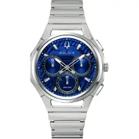 Bulova 96A339 Curv Titanium 262 kHz chronograaf horloge 41 mm