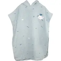 Filibabba Handdoek Poncho - Christian's Whale Verhalen - - OneSize - Babyhanddoeken