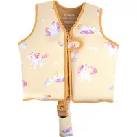 Filibabba Schwimmweste - 3-4 Jahre - UV50+ - Unicorn Ufer - - One Size - Schwimmwesten