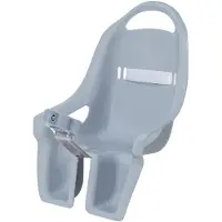 Mamamemo Puppenfahrradsitz - Grau - - One Size - Puppenzubehör