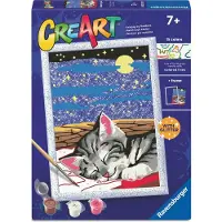 Ravensburger Schilderen op Nummer Set - Dromende Katten, creatief speelgoed